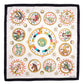 Manuscript Tarot Silk Square in color Cream