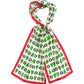 Christmas Scarf in color Cream/Red