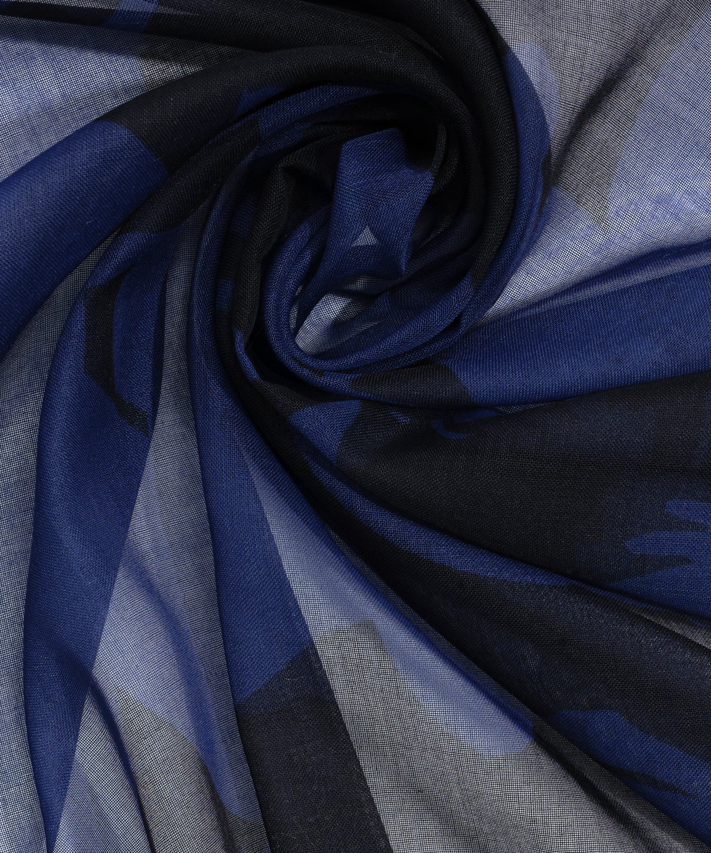Flower Burst Sustainable Wrap in color Navy