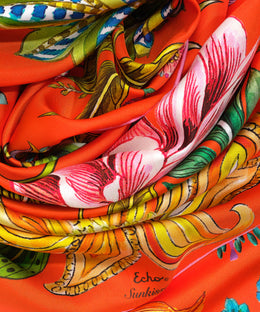 Summer Sun Shine Square Scarf