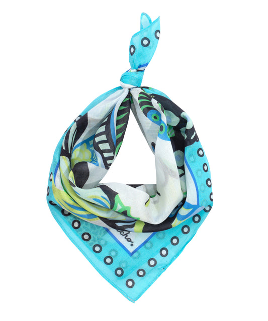 The Reef Bandana in color Aqua