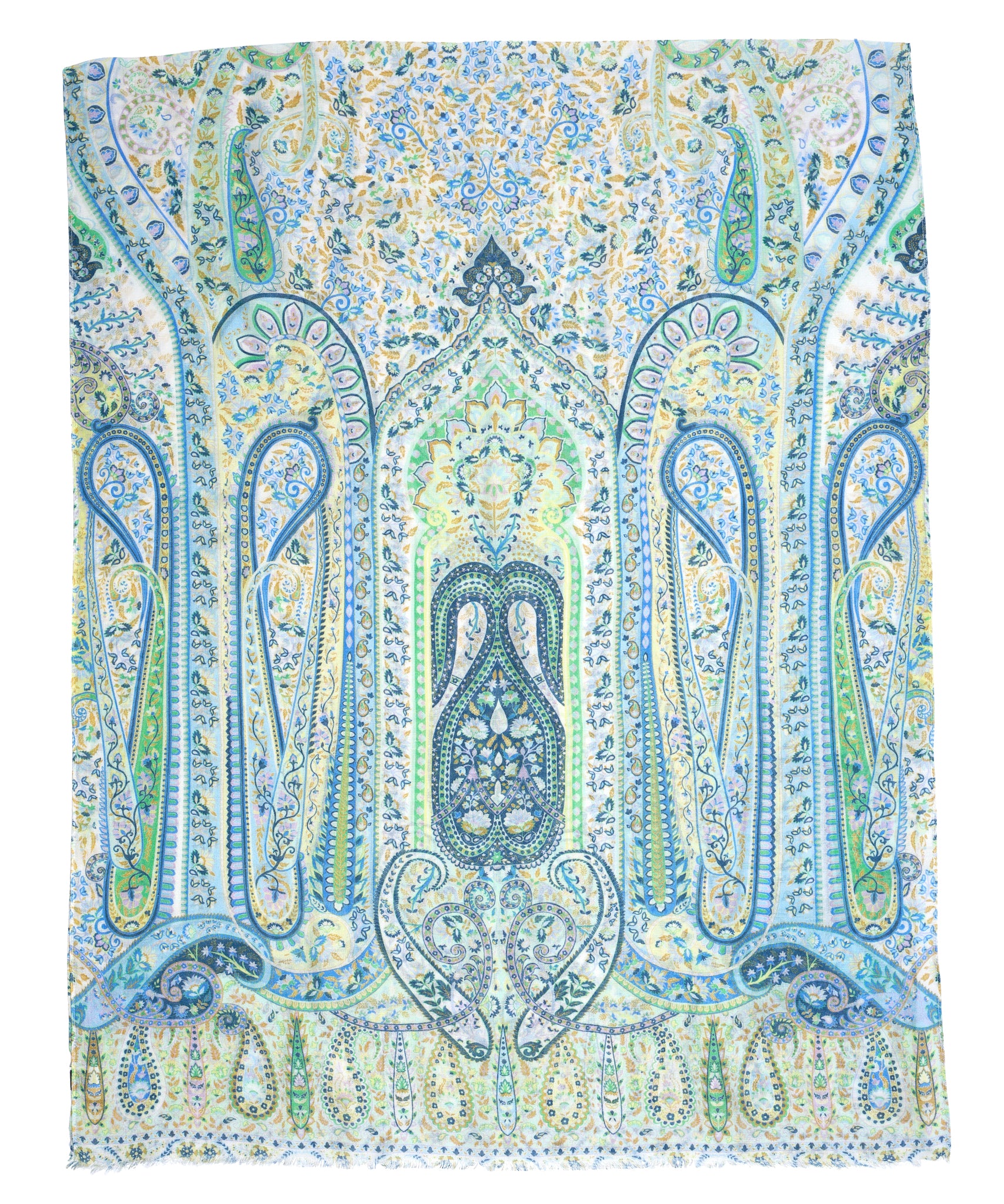 Palermo Paisley Wrap in color Sky Blue