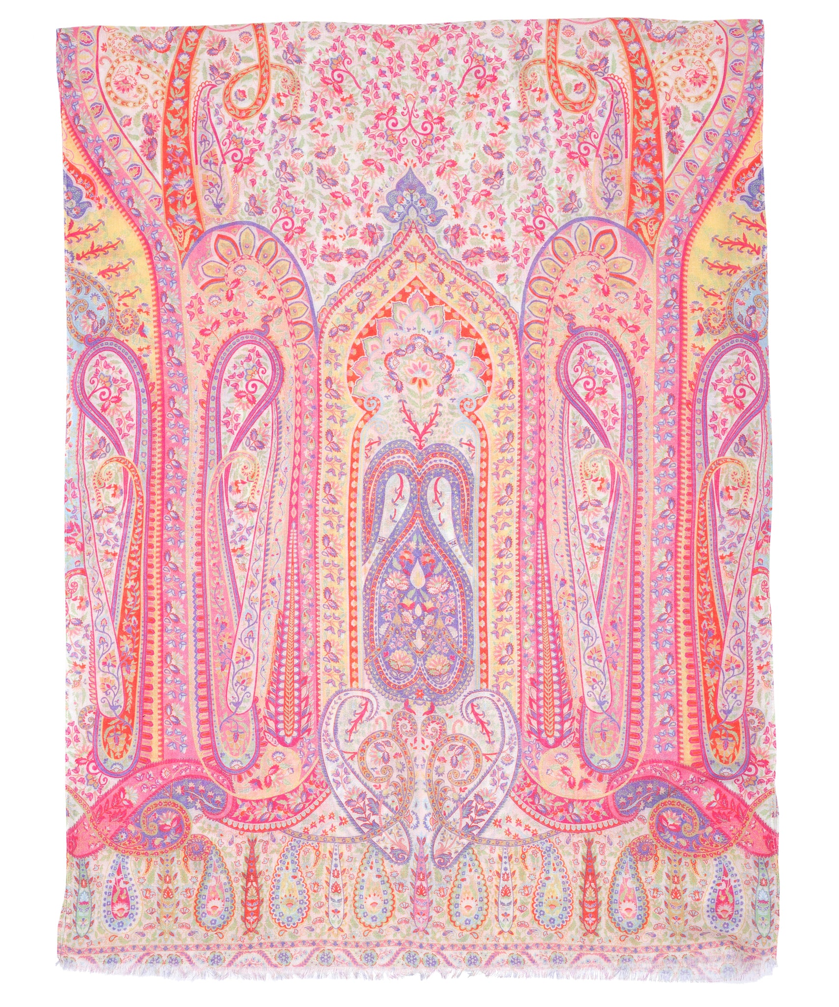 Palermo Paisley Wrap in color Sunkissed Coral