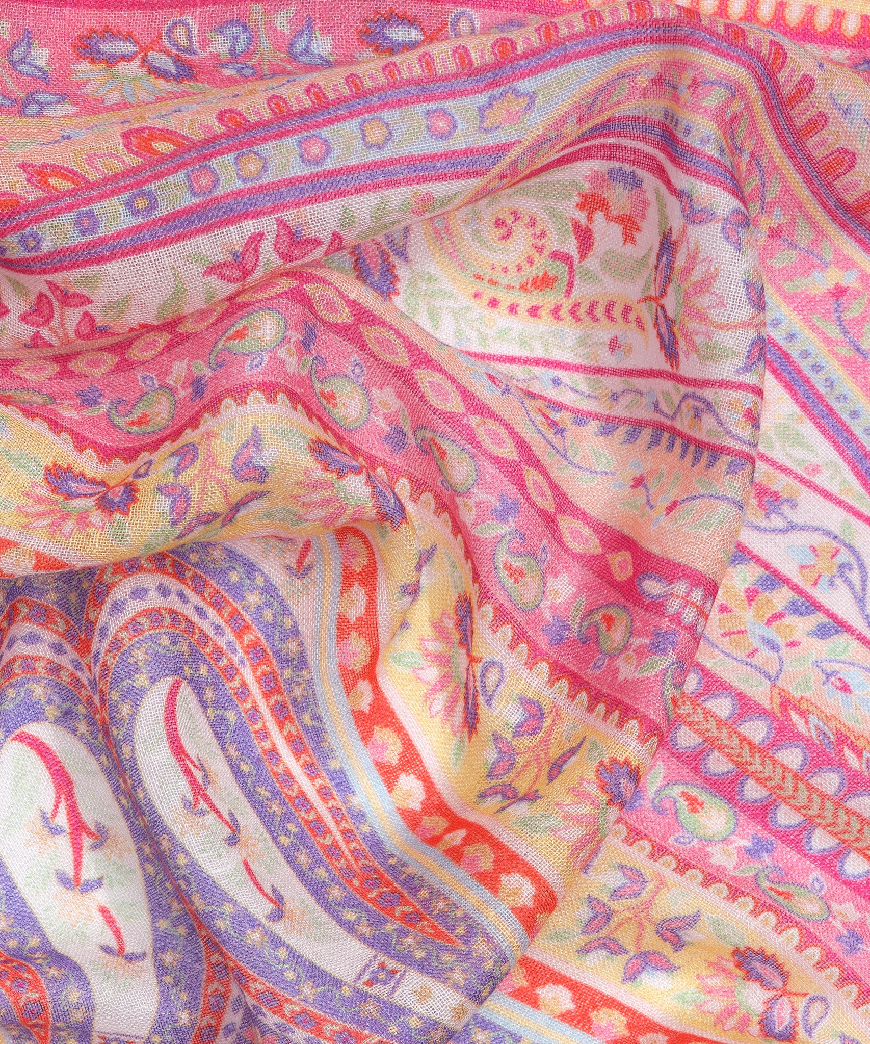 Palermo Paisley Wrap in color Sunkissed Coral