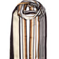 Tropic Stripe Silk Oblong in color Black