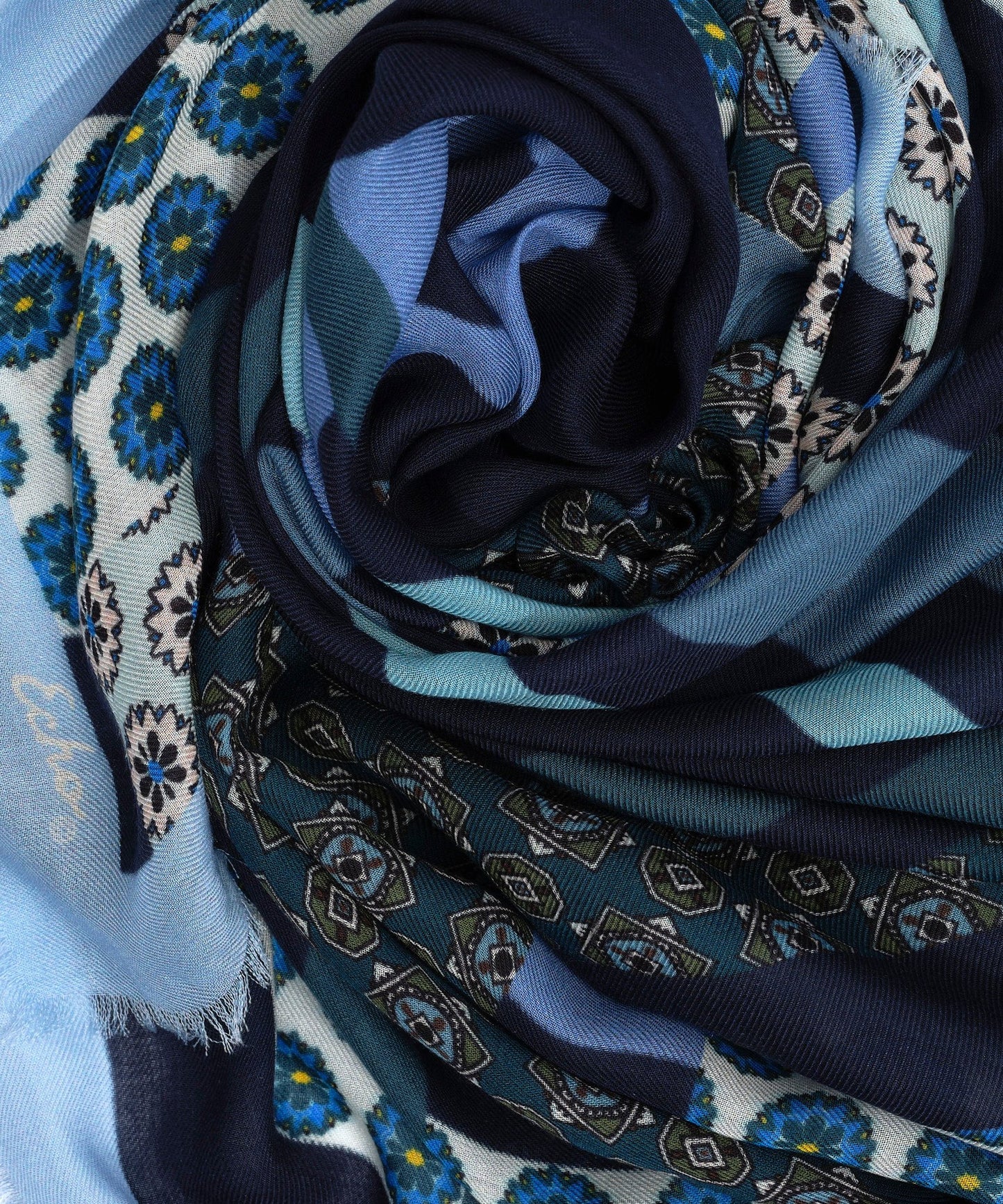 Foulard Patch Square in color Navy