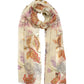 Flower Trail Wrap in color Cream