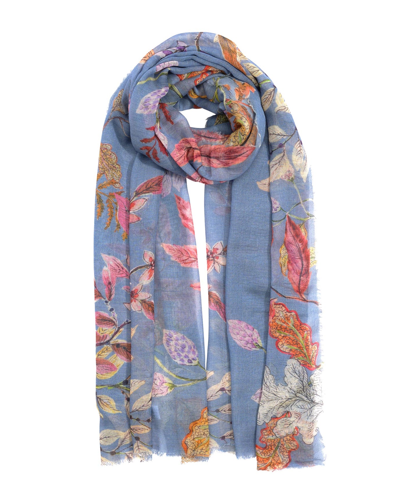 Flower Trail Wrap in color Blue Dusk