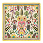 Folk Floral Oversized Square in color Vanilla