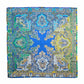 Colorblock Paisley Square in color Dazzling Blue