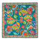 Hypnotic Garden Square in color Blue Spruce