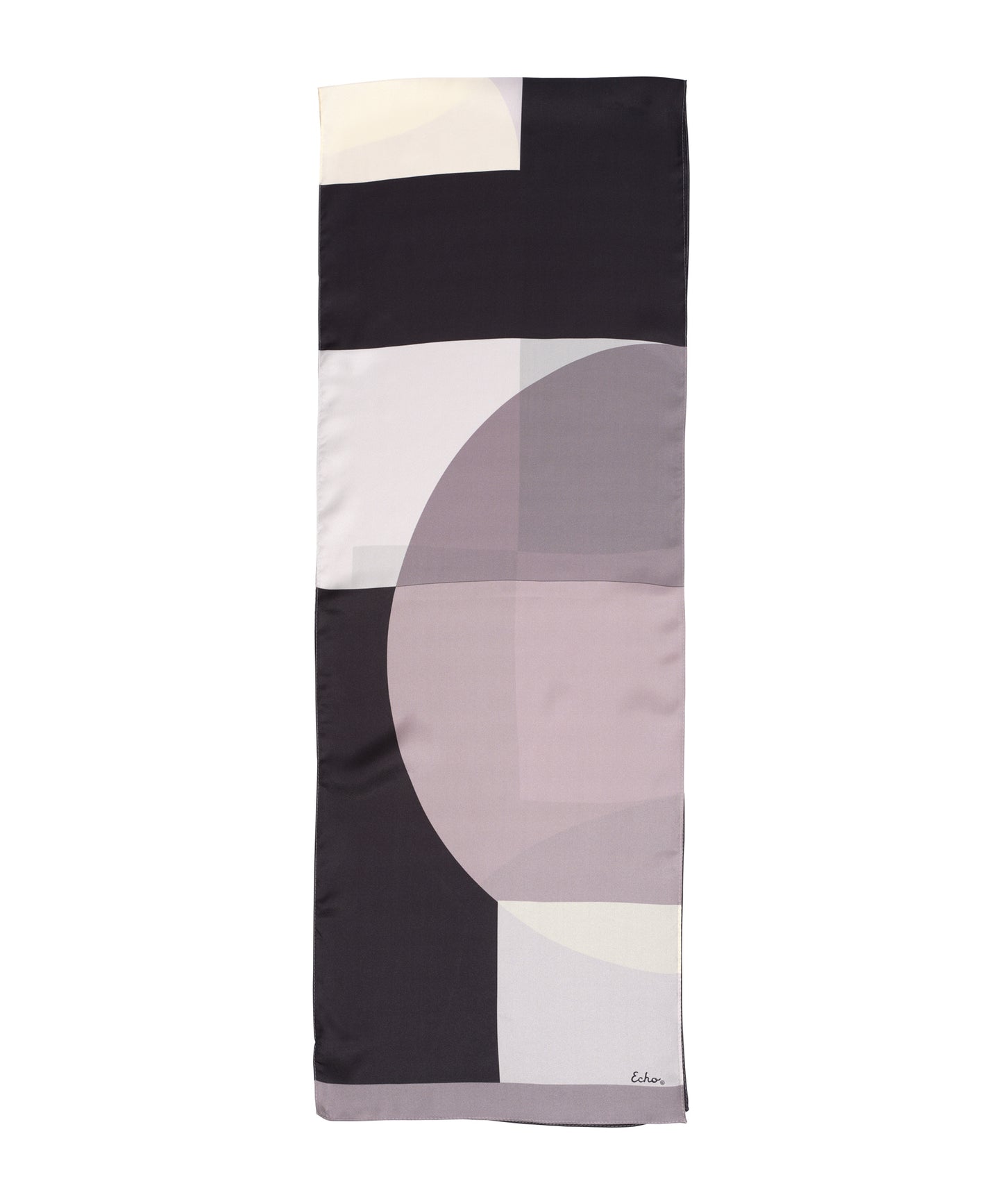 Color Theory Silk Oblong in color Black