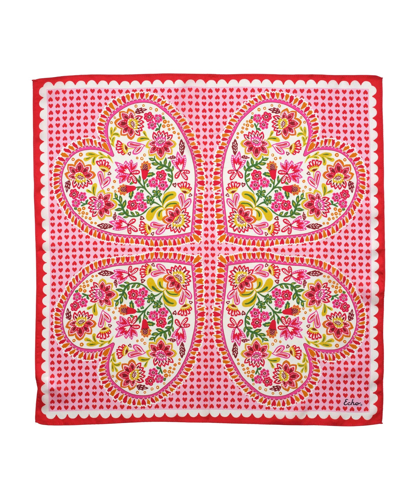 Sweetie Silk Bandana in color Candy Pink