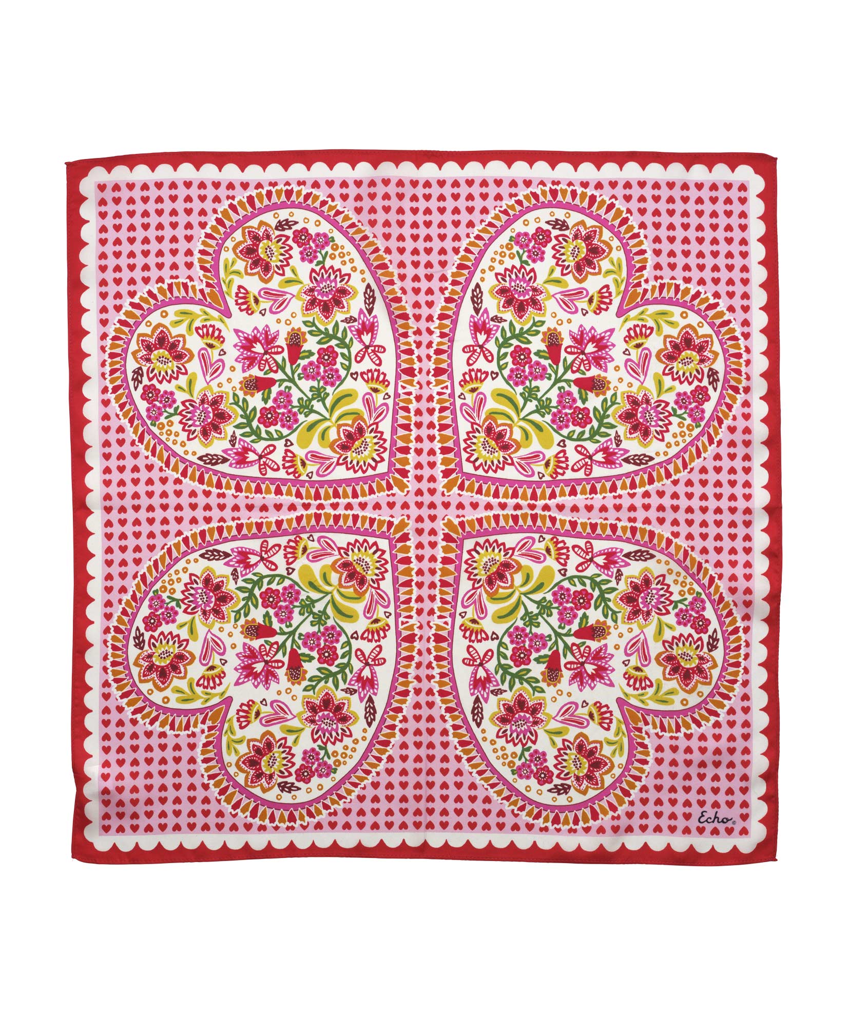 Sweetie Silk Bandana in color Candy Pink