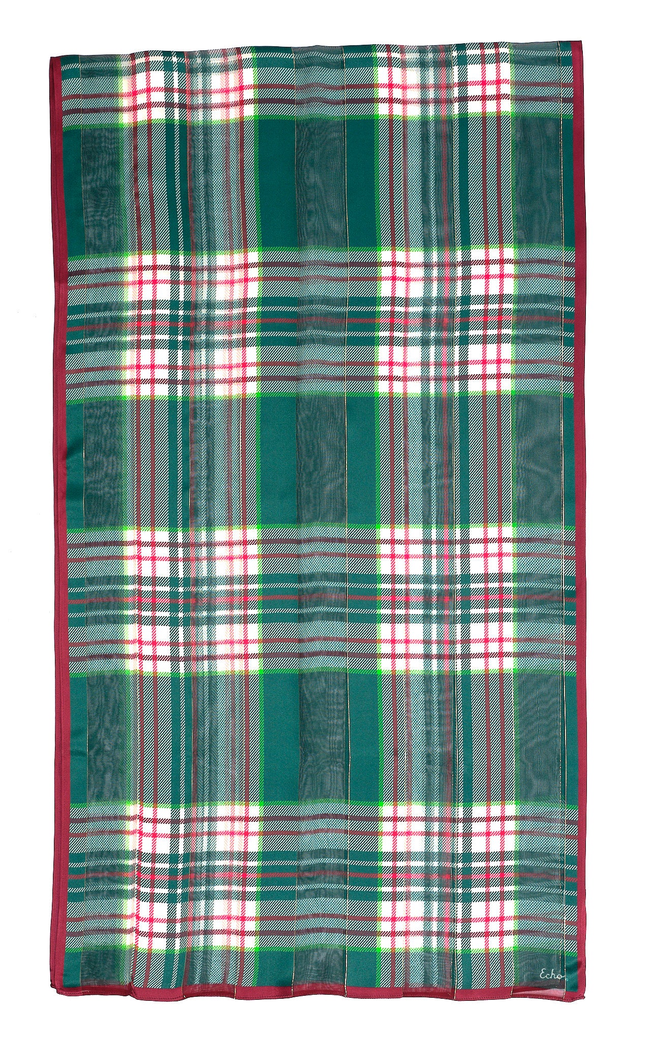 Holiday Plaid Wrap in color Juniper