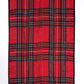 Holiday Plaid Wrap in color Cherry