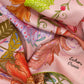 Oasis Silk Oblong Scarf in color peony