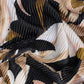 Paper Palms Pleated Diamond Scarf in color black