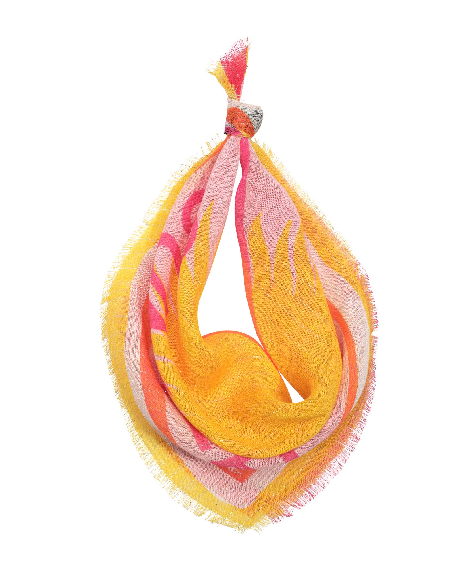 Cool Summer Bandana in color pink lemonade