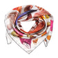 Sea Treasures 35" Silk Square Scarf in color cream