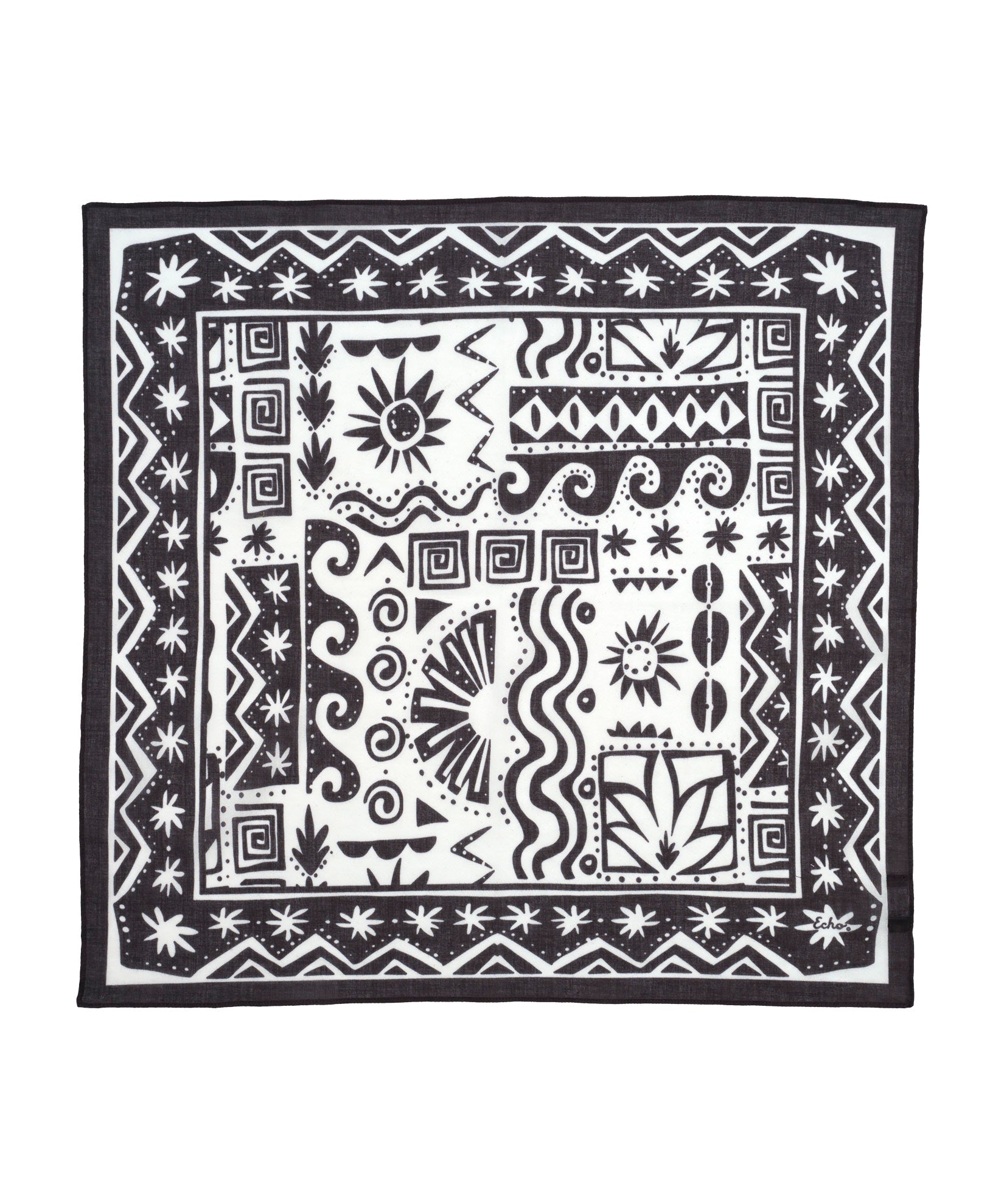 Sun And Surf Bandana in color black