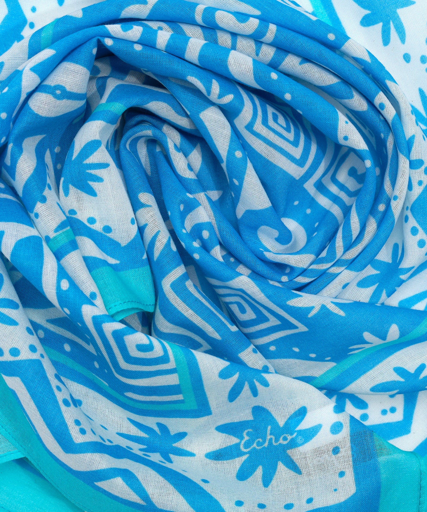 Sun And Surf Bandana in color Hawaiian blue