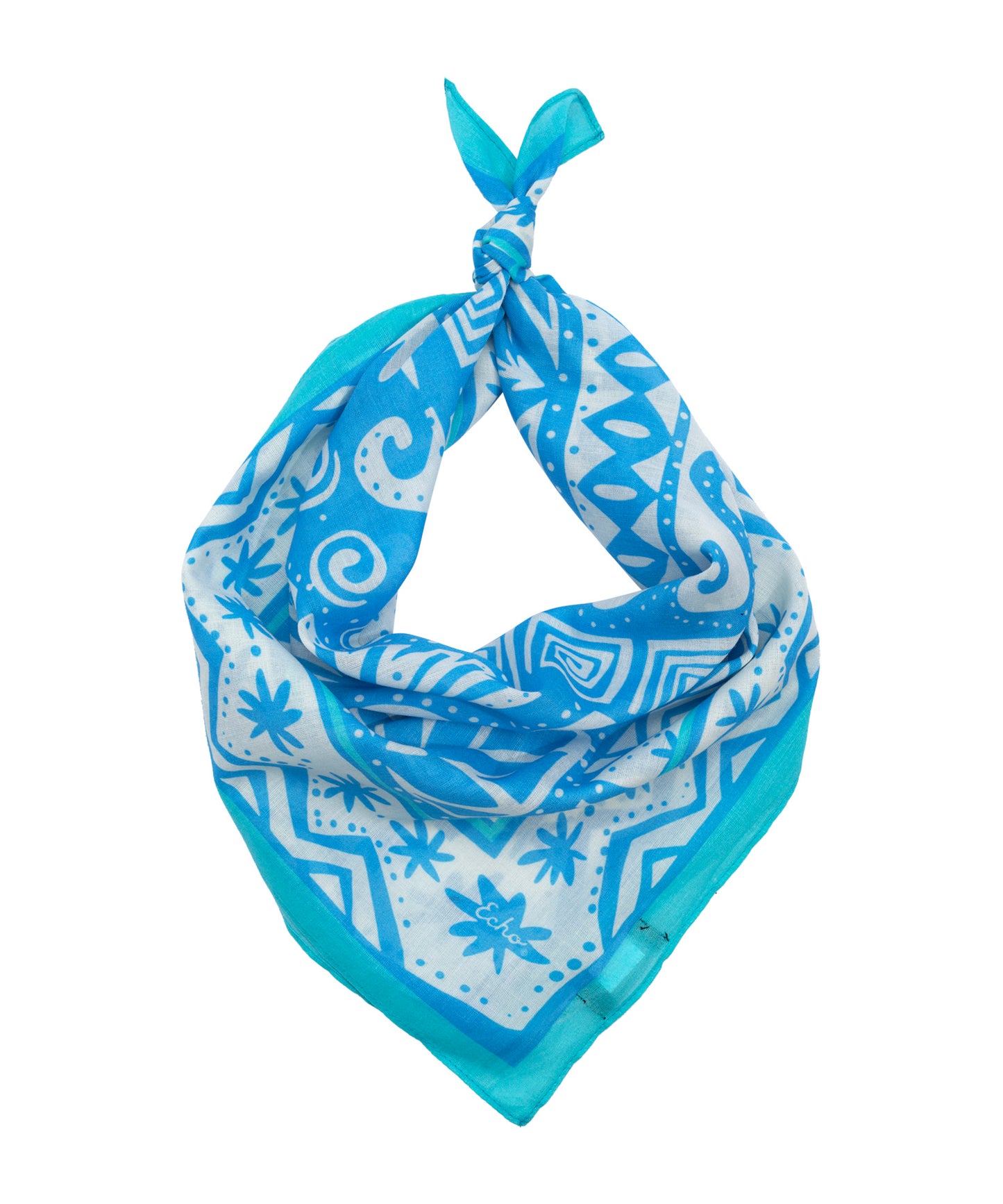 Sun And Surf Bandana in color Hawaiian blue