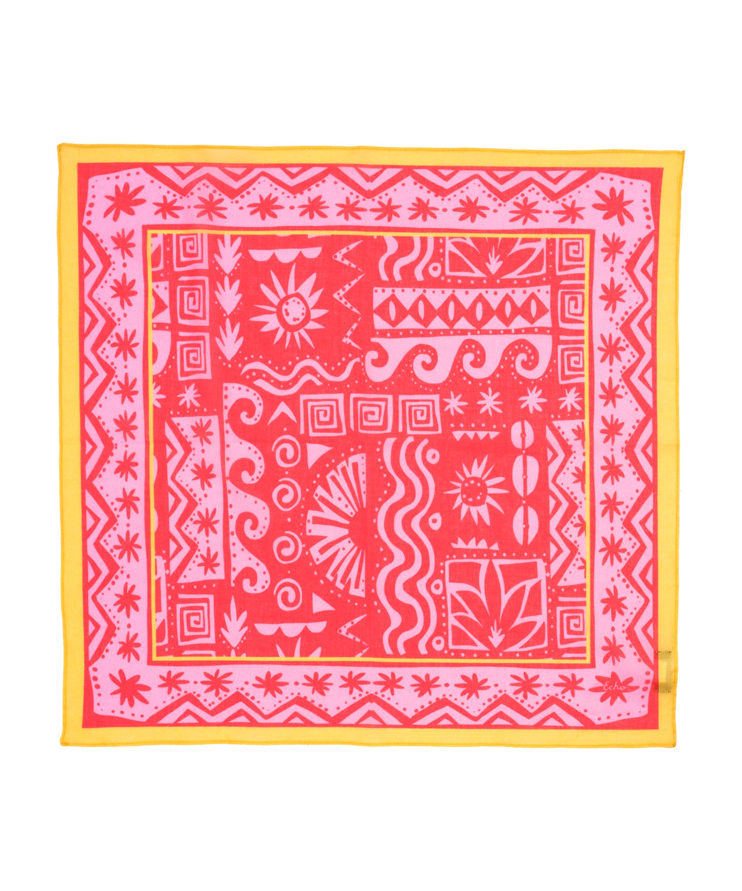 Sun And Surf Bandana in color pink lemonade