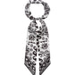Sun And Surf Silk Ribbon Scarf in color black