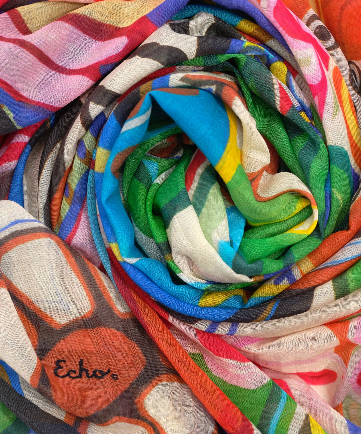 Celebrate Floral Oversized Square Scarf in multi