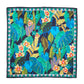 Rainforest 35" Silk Square Scarf in color Hawaiian ocean