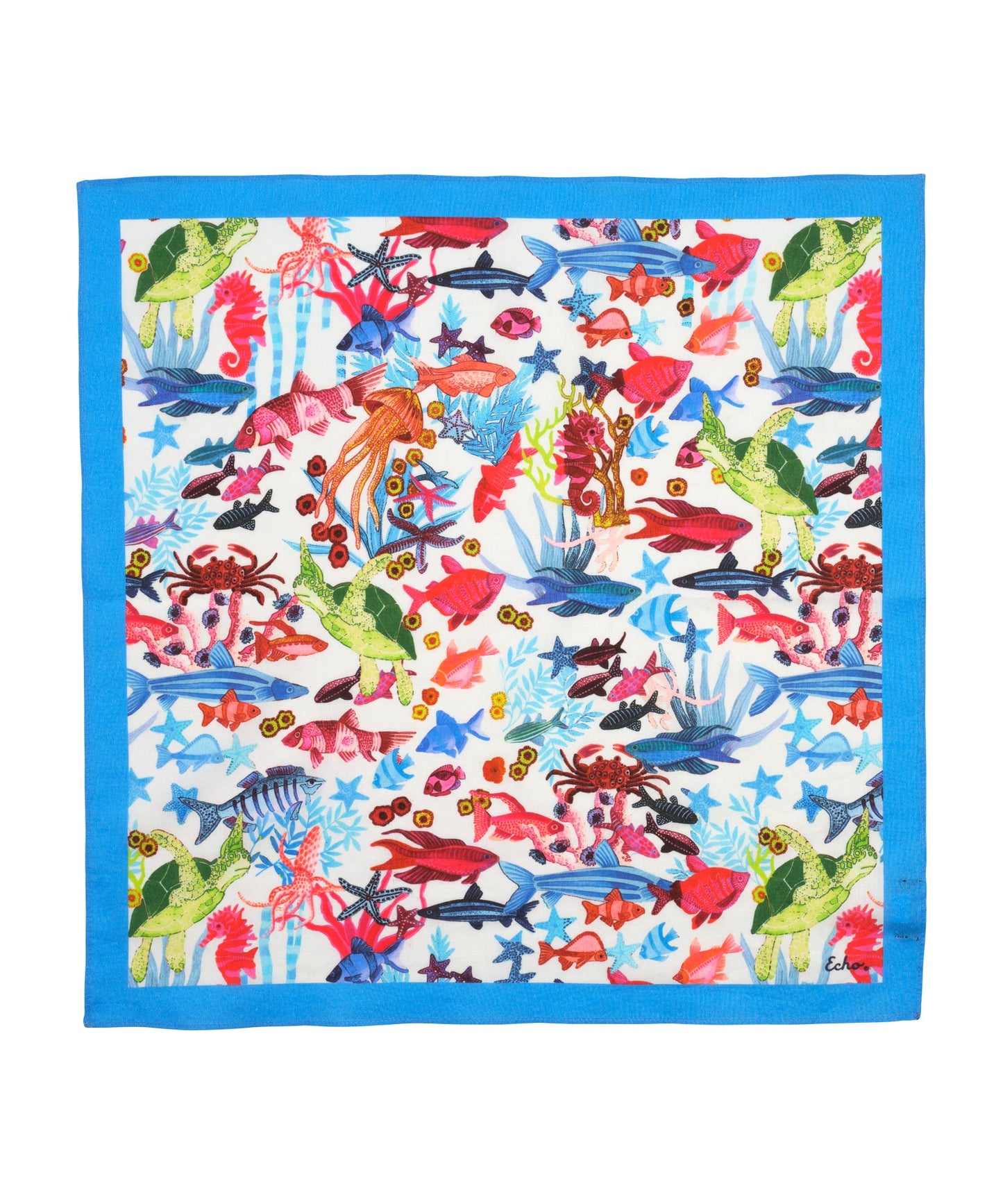 Underwater Seas Bandana in color cream