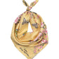 Spring Unfolding 35" Silk Square Scarf in color buttercup