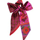 Mosaic Tile Ribbon Scarf in color port