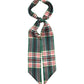 Plaid Silk Ribbon Scarf