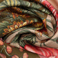 The Seasons Fall Silk Bandana in color multi