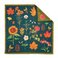 The Botanists 35" Silk Square Scarf in color bottle green