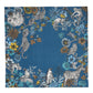 Central Park Square Scarf in color navy