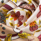 Park Stroll 35" Silk Square Scarf in color pebble