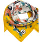 Park Stroll 35" Silk Square Scarf in color multi