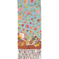 Park Stroll Silk Oblong Scarf in color chestnut
