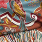 Park Stroll Silk Oblong Scarf in color chestnut