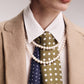 Tubular Dot Scarf in color navy