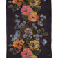 Painted Floral Wrap in color navy