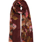 Painted Floral Wrap in color fired brick