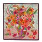 Dusk Bouquet Oversized Square in color fig