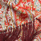 Paisley Tubular Fringe Scarf in color multi