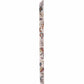 Falling Leaves Ribbon Scarf in color silver