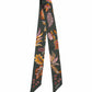 Falling Leaves Ribbon Scarf in color olive