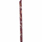 Falling Leaves Ribbon Scarf in color fig